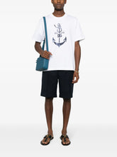 anchor print cotton T-shirt